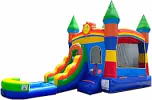 帽子 HAPPY BOUNCE by SIGNMILLS Amazon.com: Inflatable Bounce House with Slide for Kids